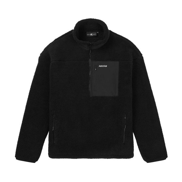 Black Sherpa 1 4 Zip Fleece Discount