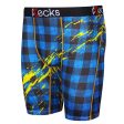 Blue Flannel Boys Boxers Cheap