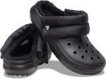 Crocs Classic Lined Neo Puff Clog - Black Supply