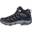 Merrell Herren Moab 3 Mid GTX Wanderschuhe, Black Grey, 43.5 EU Fashion