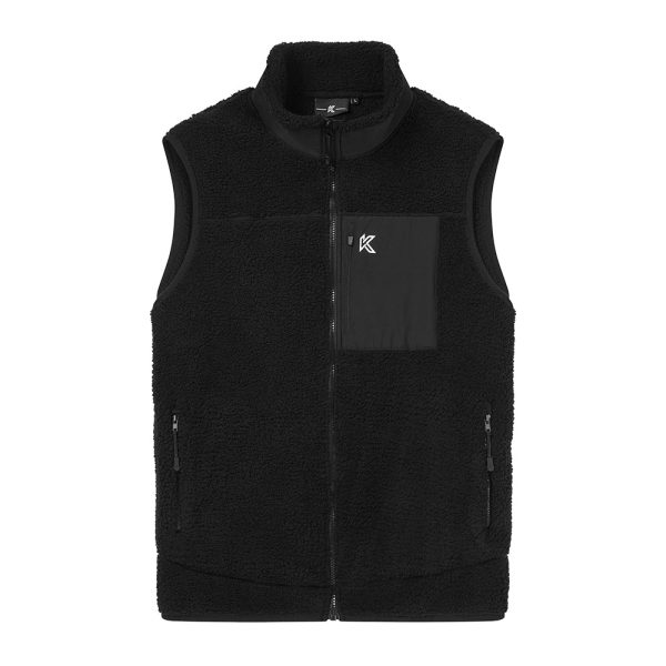 Black Sherpa Vest on Sale