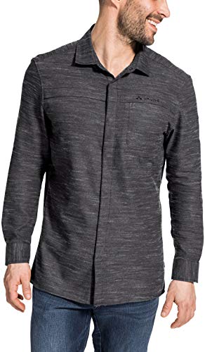 VAUDE Herren Mineo Longsleeve Shirt, Phantom Black, M Fashion