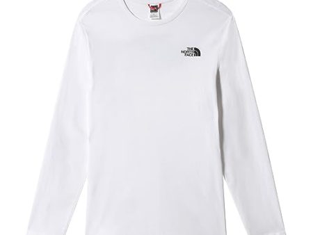 THE NORTH FACE Herren Langarmshirt Herren Easy Langarmshirt, TNF White, L, T92TX1FN4 Sale