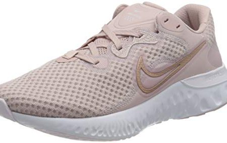 Nike Damen Renew Run 2 Running Shoe, Champagne Metallic Red Bronze-Light Violet-White, 44.5 EU Supply