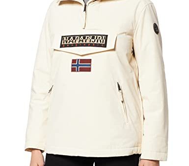 Napapijri Damen Rainforest W PKT 3 Sportjacke, Blanc, Medium Fashion