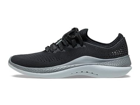 Crocs mens Literide Pacer Sneaker, Black Slate Grey, 39 40 EU Sale