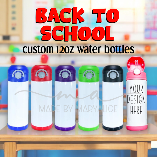 Custom 12oz Water Bottles For Discount