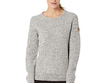 Fjällräven Damen Övik Structure Pullover, Egg Shell-grey, L EU Discount