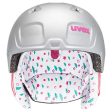 Uvex Unisex Kinder Manic pro Skihelm, Titanium-pink mat, 46-50 cm Fashion