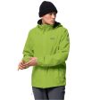 Jack Wolfskin Herren Stormy Point Jacke M Hardshelljacke, Spring Lime, X-Large For Sale