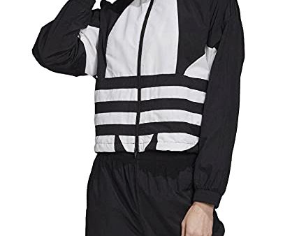 adidas Damen LRG LOGO TT Jacke, black White, D34 Sale