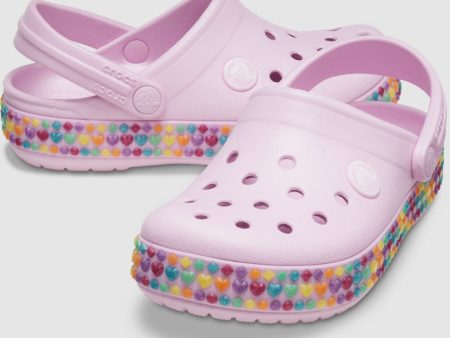 Kids’ Crocband Gem Band Clog - Pink Online Hot Sale