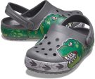 Authentic Kids  Crocs Fun Lab Dino Band Clog  Slate Gray Sale