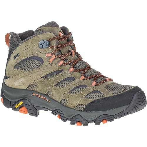 Merrell Herren Moab 3 Mid GTX Walking-Schuh, Olive, 43 EU Discount