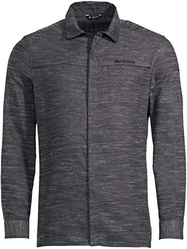 VAUDE Herren Mineo Longsleeve Shirt, Phantom Black, M Fashion