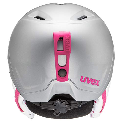 Uvex Unisex Kinder Manic pro Skihelm, Titanium-pink mat, 46-50 cm Fashion