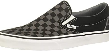 Vans Unisex-Erwachsene Classic Slip-On Low-Top, Schwarz ((Checkerboard) black pewter), 38 EU For Cheap