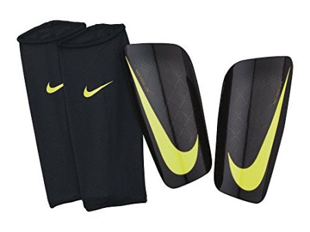 Nike Herren Schienbeinschoner Mercurial Lite, black volt, S, SP0284-071 For Discount