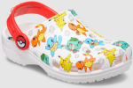 Authentic Limited Edition Kids  Classic Pokemon Clog - White  Multi Cheap