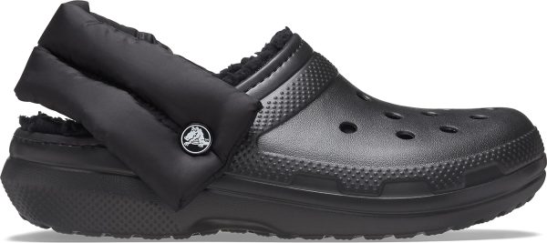 Crocs Classic Lined Neo Puff Clog - Black Supply