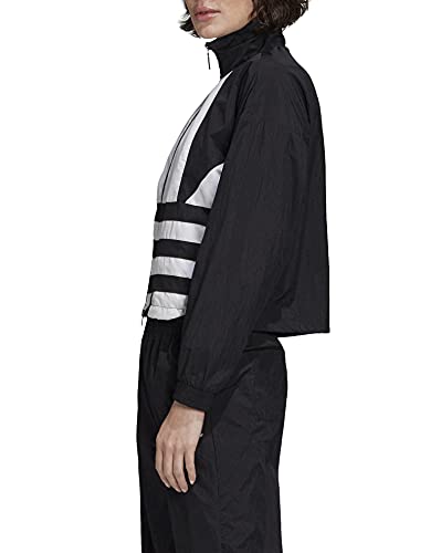 adidas Damen LRG LOGO TT Jacke, black White, D34 Sale