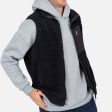 Black Sherpa Vest on Sale