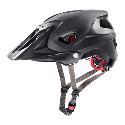 uvex quatro integrale - extrem leichter MTB-Helm für Damen und Herren - individuelle Größenanpassung - verstellbarer Schirm - black matt - 52-57 cm Online