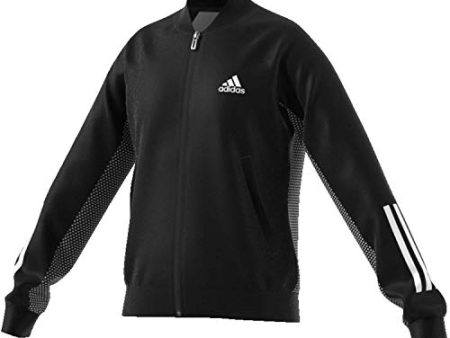 adidas Mädchen Trainingsjacke YG ID YVFA CovU Black White 164 Cheap