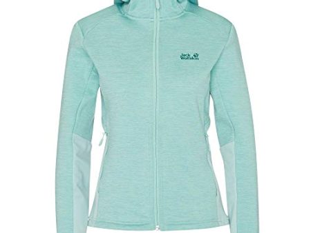 Jack Wolfskin Damen Morning Sky Jacket Women Sweatshirt Frau, Green Haze, XL Online now