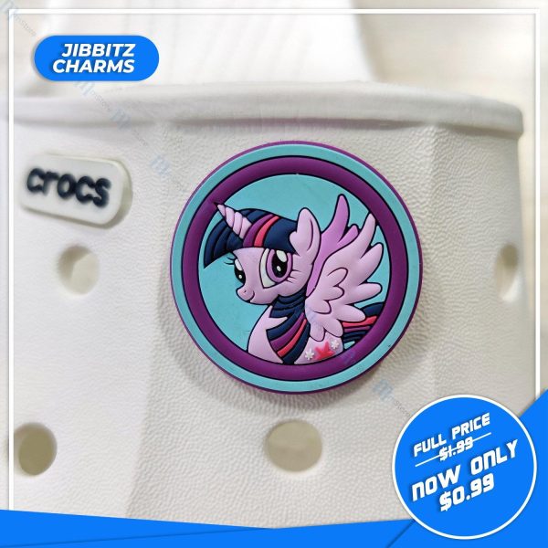 Jibbitz - My Little Pony - Twilight Sparkle - Round For Cheap