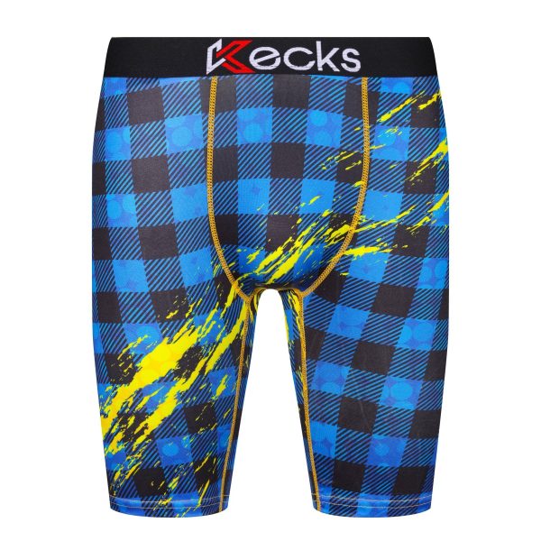 Blue Flannel Boys Boxers Cheap