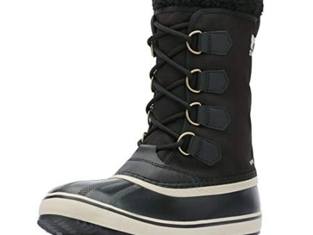 Sorel 1964 PAC NYLON WATERPROOF Schneestiefel für Herren, Schwarz (Black x Ancient Fossil), 44 EU Fashion