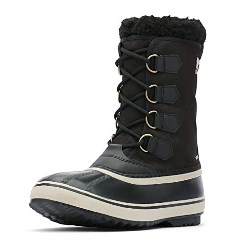 Sorel 1964 PAC NYLON WATERPROOF Schneestiefel für Herren, Schwarz (Black x Ancient Fossil), 44 EU Fashion