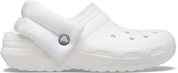 Crocs Classic Lined Neo Puff Clog - White Hot on Sale