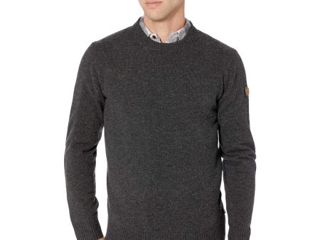 Fjallraven 87323 Övik Round-Neck Sweater M Sweatshirt Mens Dark Grey L Supply