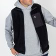 Black Sherpa Vest on Sale