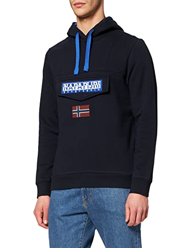 Napapijri Herren Burgee Wint 1 Sweatshirt, Blu Marine, M EU Supply